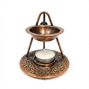 Customized Brass Incense <b>Burner</b> With Floral Design Aromatherapy Diffuser <b>For</b> Home Decor Incense Holder On Sale - Product Image 1