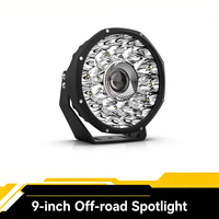Phare universel blanc 8,5 pouces IP67 étanche à LED laser, projecteur antibrouillard/phares de route pour voiture 4x4 tout-terrain