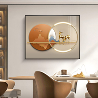 Haut de gamme canapé fond tenture murale photos nouvelle peinture décorative moderne atmosphère simple salon chambre mur art