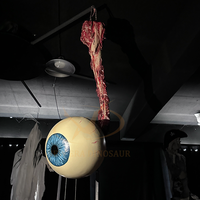 Yeux de terreur animatroniques réalistes pour salle d'évasion d'horreur accessoires de maison hantée fantôme centres commerciaux en métal aéroports publics garderie