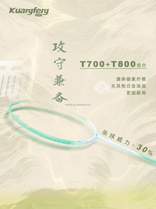 Vợt cầu lông chuyên nghiệp, logo tùy chỉnh, chất liệu carbon toàn phần T700+T800, siêu nhẹ 6U, chất lượng cao, có nhãn vàng - Product Image 4