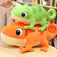 Peluche de lézard de dessin animé mignonne en gros, jouets en peluche personnalisés, lézard, gecko, caméléon, peluche, juguete de peluche lagarto