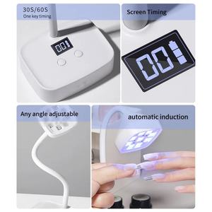 Lampe UV sans fil portable rechargeable pour ongles avec logo personnalisé, mini lampe UV LED sans contact pour ongles, marque privée - Product Image 5