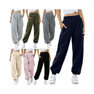Pantalones Deportivos de Lona con Encaje Estilo Hip Hop para Mujer, de Alta Calidad, para Gimnasio, Frente Plano, Venta al por Mayor a Bajo Precio, Verano - Product Image 5