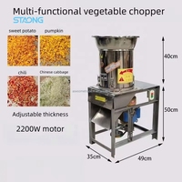Hachoir Électrique Multifonctionnel pour Légumes et Machine à Broyer le Piment en Acier Inoxydable – Coupe-légumes Commercial