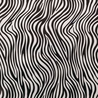 Cuir synthétique PVC imprimé zèbre de 0,8 mm pour sacs, rembourrage, carnets et journaux