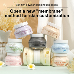 Poudre de <span class=keywords><strong>gelée</strong></span> de rose pour le visage, blanchissante, naturelle et biologique, à marque privée personnalisée, végane, enrichie en vitamine C et aux extraits de plantes, en feuille - Product Image 5