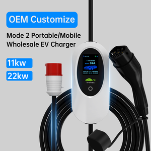 Portable EV Charging Station 11kW 22kW Type 2 Charger with <b>WiFi</b> APP Control and Storage Bag - Product Image 5