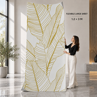 Papier peint autocollant à motif diamant or blanc, 2,3 mm, mousse PET IXPE, pour les murs du salon, les murs de télévision