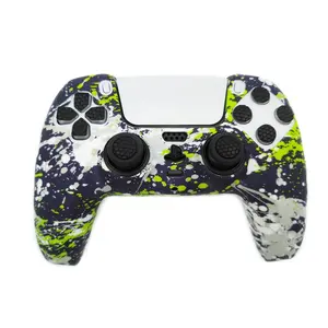 Wholesale Custom Water Transfer Printing Silicone Skin Cover Protective Cover Case For PS5 Controller Accessories