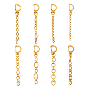 Cadena de Cintura de Acero Inoxidable, Dorada y Plateada, con Cierre de Langosta, Cadena Corporal Unisex de Moda, Accesorio Informal - Product Image 5