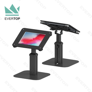 LST06-B Phổ Telescopic Acrylic Bìa POS Counter Top Tablet Enclosure Kiosk, Công Cộng Survery Hiển Thị Cho iPad Kiosk Đứng - Product Image 4