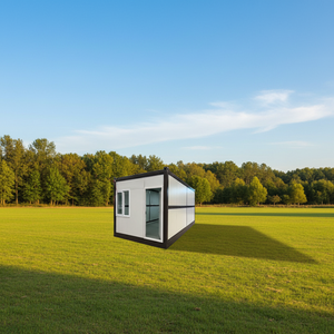 Maison préfabriquée pliable d'<span class=keywords><strong>occasion</strong></span> 80 m² en acier modulaire <span class=keywords><strong>portable</strong></span> pour hôtel en plein air, centre commercial, <span class=keywords><strong>magasin</strong></span> éphémère - Product Image 2