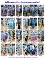Игровой автомат Lifun Mega Mini Crane Claw с краном-манипулятором, приёмником купюр и монетоприемником, для выдачи призов, плюшевых игрушек, CE