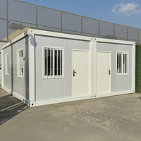 Maisons conteneurs mobiles en acier préfabriquées à plat espaces de vie préfabriqués pour hôtels hôpitaux autres commerciaux