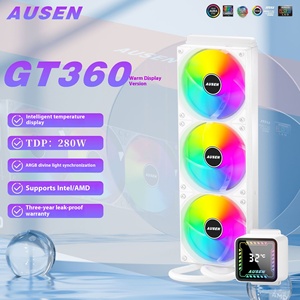 GT360 All-in-One Intelligent <strong>Digital</strong> Display CPU Cooling Water Cooler with ARGB <strong>Fan</strong> PWM Speed <strong>Control</strong> for <strong>Computer</strong> Cases - Product Image 6