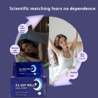 Bandes orales de mélatonine à marque privée, dissolution rapide, 0,8 g, végétaliennes, film mince pour un sommeil profond, supplément naturel pour la nuit