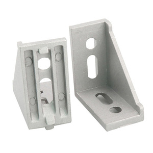 Chuangying Aluminum Angle <b>Bracket</b> L-Shaped 20 30 40 45 30604080 Standard Home Improvement Hardware Connectors - Product Image 1