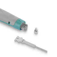 Outil d'extraction de bornes à un seul pignon JRready JRconDRK-N150100R, compatible avec diverses grandes bornes à ressort simple.