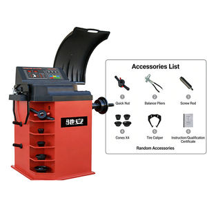 Máquina Balanceadora de Ruedas para Llantas de 10''-24'' de Diámetro, Equipada con Sensor Infrarrojo - Product Image 1