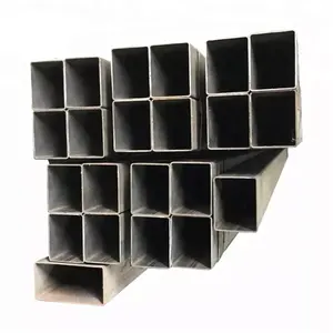 Tuyau d'acier carré sans soudure au carbone 1.5 pouces Q345 tube carré soudé en acier au carbone sans soudure
