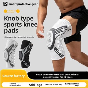 Rodillera deportiva transfronteriza con soporte de muelle, amortiguación de impactos y tejido de compresión, para correr al aire libre y baloncesto, de uso integral. - Product Image 5