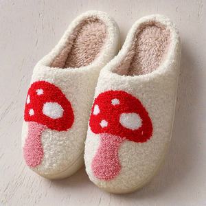 Yl-25167 Pantoufles d'hiver en peluche personnalisables pour femmes et hommes - Chaussons chauds et douillets pour la maison Odm/oem - Product Image 3