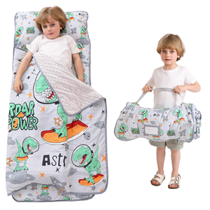 Colchonetas Portátiles para Siesta para Preescolar, Jardín de Infancia y Guardería, Saco de Dormir Enrollable - Product Image 1
