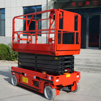 Boomstar 6m-14m hydraulique électrique Mobile plate-forme de travail surélevée autopropulsé homme personnel ascenseur ciseaux ascenseur pour les ventes