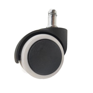 Swivel Furniture <b>Caster</b> With Threaded Stem Polyurethane <b>Wheel</b> Plain Bearing Durable Modern Design Without Brake - Product Image 3