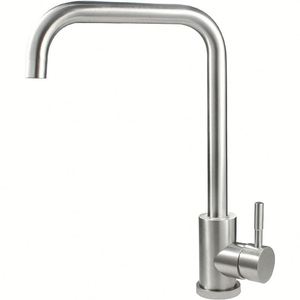 Classic Modern American Style Long Neck Industrial Commercial Kitchen Accessories 304ss Stainless Steel Kitchen Sink Mixer Taps - Product Image 1