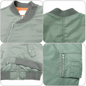 Giacca Bomber Personalizzata da Uomo con Zip Asimmetrica, Oversize, in Nylon Antivento, Multi Tasche, Moda Urbana Streetwear, <span class=keywords><strong>Cappotto</strong></span> <span class=keywords><strong>su</strong></span> <span class=keywords><strong>Misura</strong></span> OEM ODM - Product Image 4