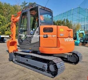 Excavatrice Hitachi ZX75 d'occasion, chenille d'occasion avec moteur, pompe, composants principaux, capacité de la cuvette de 0,33 m, garantie d'un an - Product Image 3