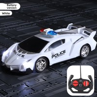 Voiture télécommandée à quatre voies pour adolescents, adultes, garçons, modèle de véhicule électrique à l'échelle 1:18, fonction de suivi, chargeur