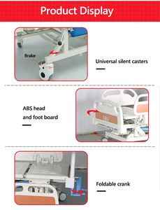 Équipements médicaux lit d'hôpital à trois manivelles <span class=keywords><strong>acheter</strong></span> lit d'hôpital <span class=keywords><strong>médical</strong></span> - Product Image 6
