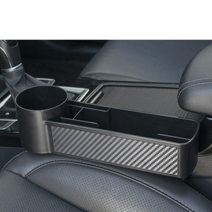 Precios de venta directos de fábrica, caja de almacenamiento organizadora de relleno de espacio lateral de asiento de vehículo de coche ajustable portátil de moda