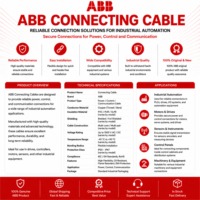 Kabel Penghubung Baru Asli Sesuai Standar EPR Bersertifikasi CE Kabel Penghubung Modul PLC Tersedia di Gudang