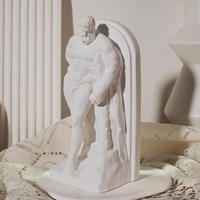 Statue en résine de Héraclès musclé, style européen, décoration d'intérieur, objet d'art, ornement pédagogique