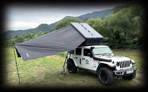 Tente de toit TRAP OVERLAND en aluminium, vente chaude, fabricant OEM, pour 4x4 tout-terrain, GORE-TEX, tente de voiture, sécurité garantie - Product Image 3