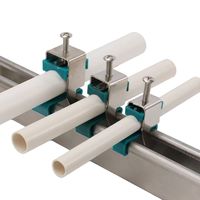 Abrazadera para Conducto de Cable Galvanizado SS304, Abrazadera para Canal de Soporte con Revestimiento de Goma para Montaje de Cables Eléctricos y Tuberías