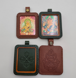 สร้อยคอ Thangka ทำจากไททาเนียมสำหรับผู้ชายทำจากโลหะสแตนเลสสำหรับเป็นของขวัญ - Product Image 2