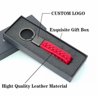 Porte-clés en cuir vierge pour voiture, personnalisable avec logo, impression sérigraphique, écologique, durable, haute qualité, vente en gros