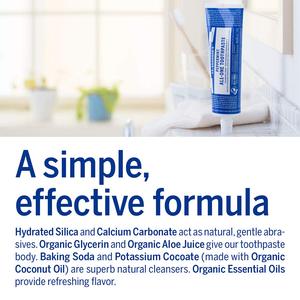 All-One <strong>Toothpaste</strong> (Peppermint 5 Oz) 70% Organic Ingredients Natural Effective Fluoride-<strong>Free</strong> <strong>SLS</strong>-<strong>Free</strong> Breath - Product Image 4