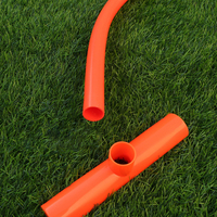 Indoor Turf latihan lengkungan latihan sepak bola lewat lengkungan semi-lingkaran tujuan sepak bola Portable Mini gawang sepak bola