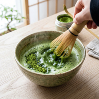 Vente Flash Nouvelle Poudre de Thé Vert Matcha Bio de Haute Qualité A-7A OEM Marque Privée Boîte/Bouteille en Gros