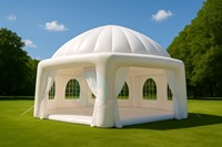 Tente de mariage gonflable sur mesure, fabriquée en Chine, tente géante blanche pour événements, pavillon d'exposition gonflable extérieur, location commerciale