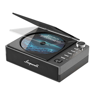 Lecteur CD portable personnalisé en usine, Bluetooth 5.1, double haut-parleur, rechargeable, pour la maison, la chambre, le bureau, lecteur de musique, entrée optique USB FM, coque ABS - Product Image 2