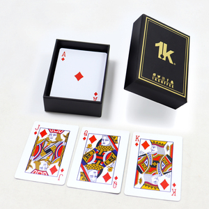 Cartes de jeu de poker en plastique PVC imprimées personnalisées, imperméables, espagnoles, 40 cartes en PVC, 12 jeux de cartes de poker de casino avec étui - Product Image 5