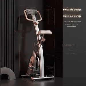 2026 siêu im lặng từ quay xe đạp thông minh có thể gập lại chu kỳ với màn hình LCD hiển thị cho căn hộ Cardio Đào Tạo - Product Image 3