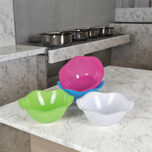 Nhiều Màu 1.3L/3L BPA Cấp Thực Phẩm Miễn Phí PP Trộn Hoa Trái Cây Mô Hình Nhựa Salad <span class=keywords><strong>Bowl</strong></span> - Product Image 3